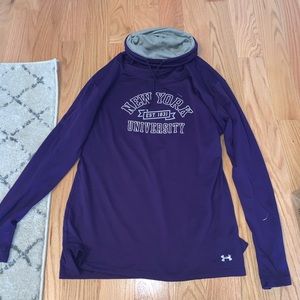 NYU pullover- under armor